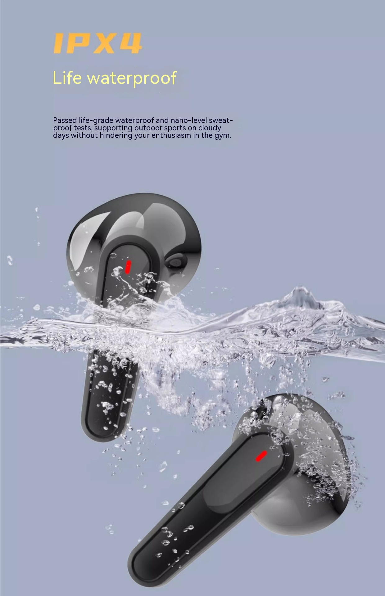Wireless Binaural New Smart Digital Display Noise-reduction Bluetooth Headset - Image 10
