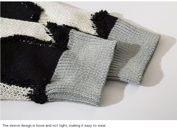 Loose And Lazy Style Knitwear Coat