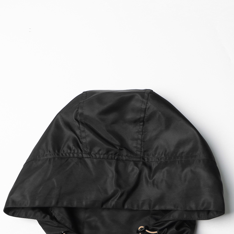 Fashion Pleating Off-the-shoulder Design Color Matching Short Top Coat