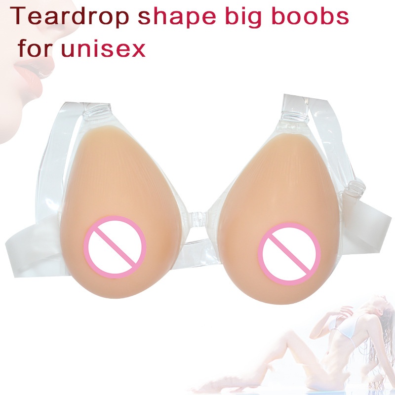 Silicone Breast Drop Shape Artificial Breast Simulation Fake Breast After Crossdressing 13