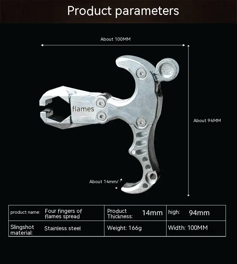 Alloy Release Aid Two-axis Harpoon Clip