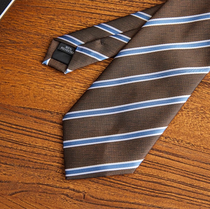 Business Formal Wear Striped Tie Host Commuter Arrow All-match Suit Shirt Accessories — foto 16