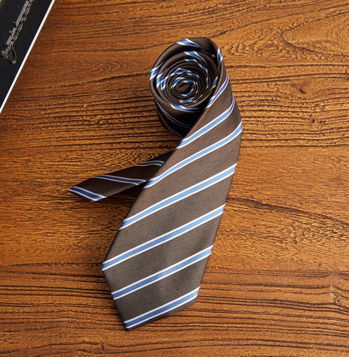 Business Formal Wear Striped Tie Host Commuter Arrow All-match Suit Shirt Accessories — foto 15