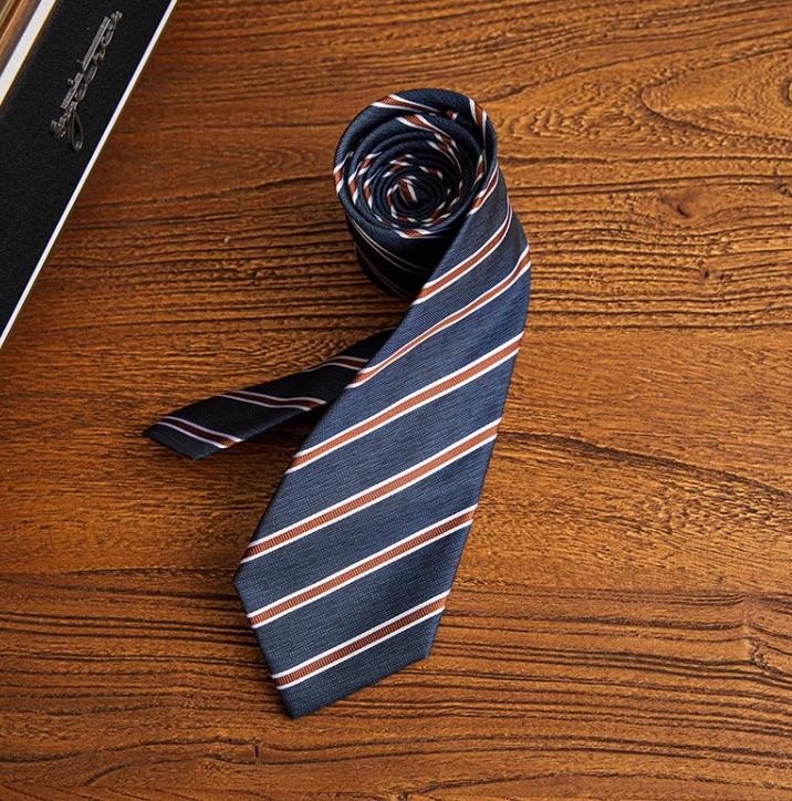 Business Formal Wear Striped Tie Host Commuter Arrow All-match Suit Shirt Accessories — foto 12