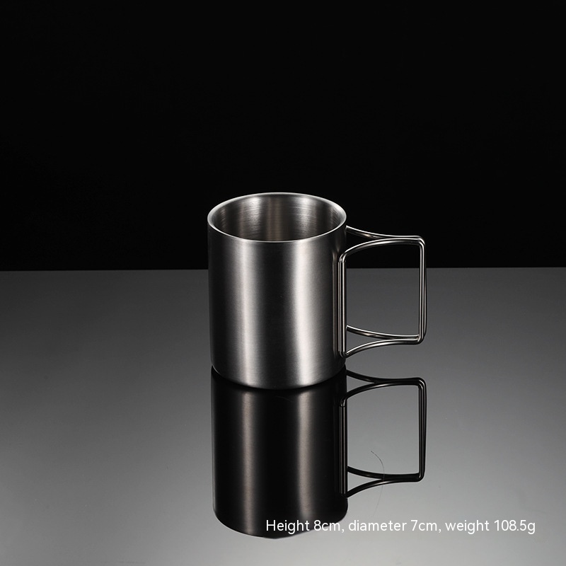 Title 3, Tazza da campeggio in acciaio inox 304 a doppio...