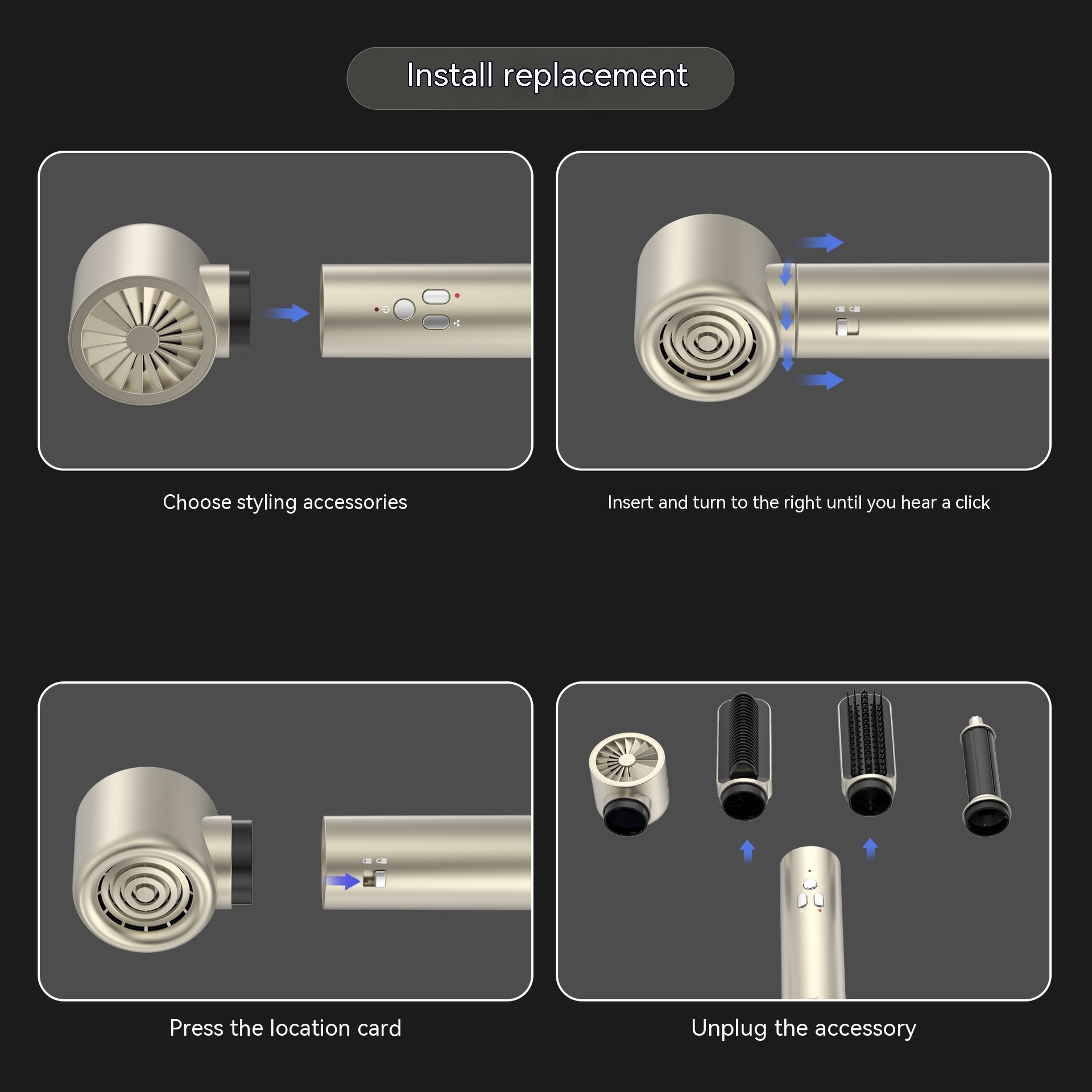 Multifunctional Hair Care Automatic Hair Dryer — foto 13