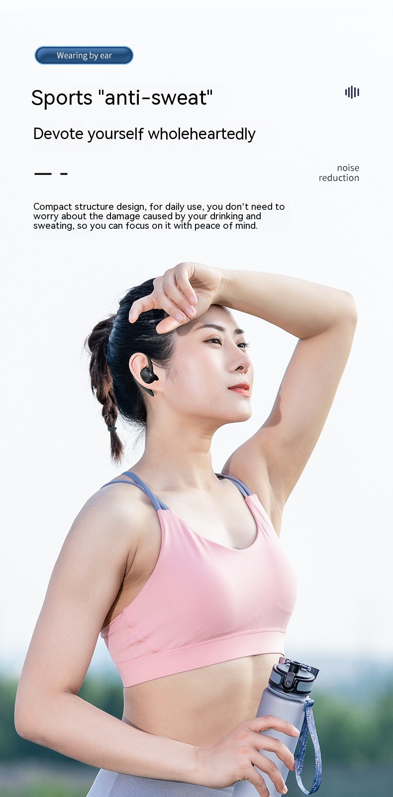 Wireless Sports Ear Hook Earphones
