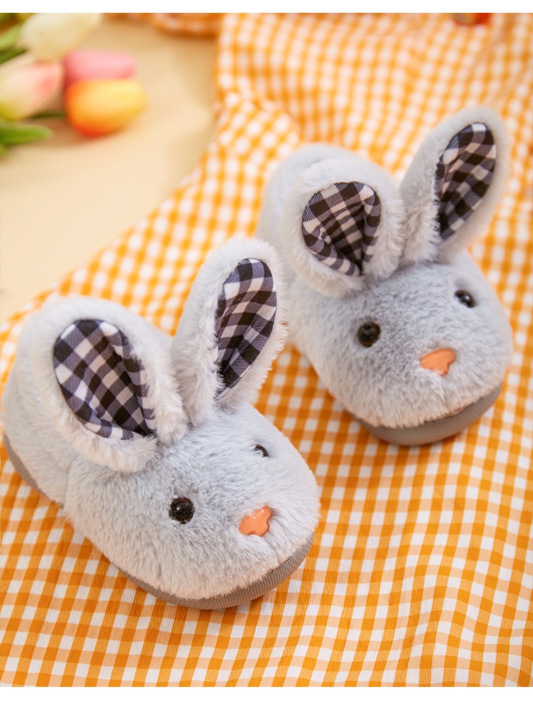 Winter Girls Boys Keep Warm Home Indoor Fluffy Cotton Shoes — foto 14