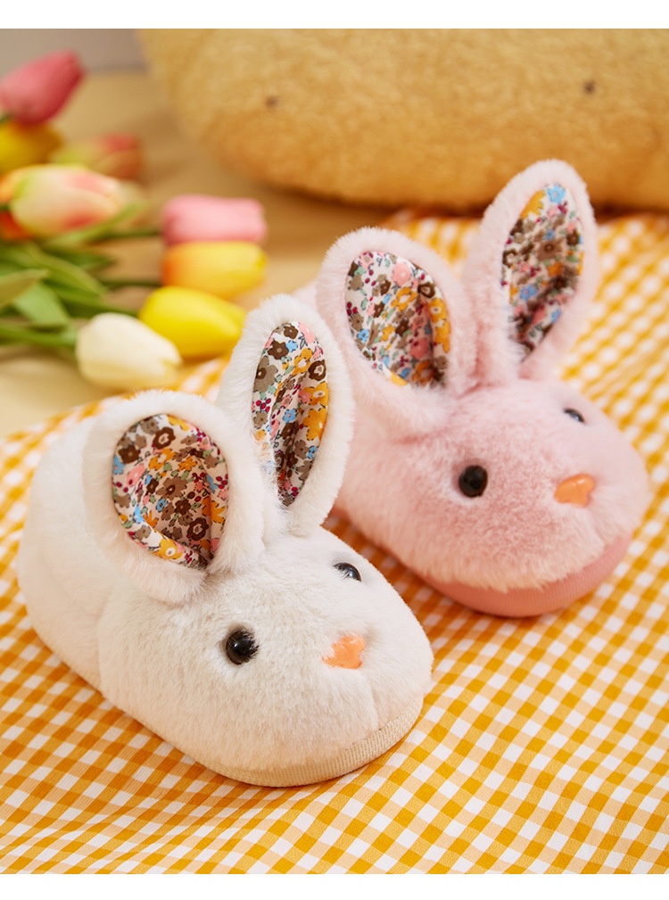 Winter Girls Boys Keep Warm Home Indoor Fluffy Cotton Shoes — foto 6