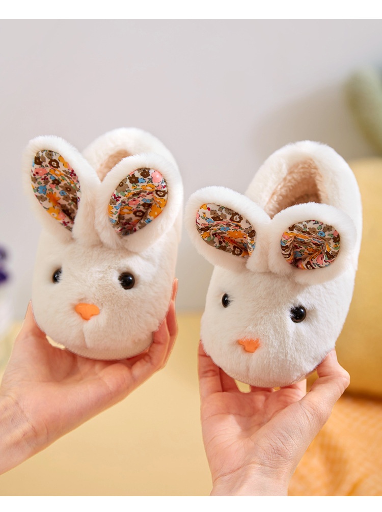Winter Girls Boys Keep Warm Home Indoor Fluffy Cotton Shoes — foto 8