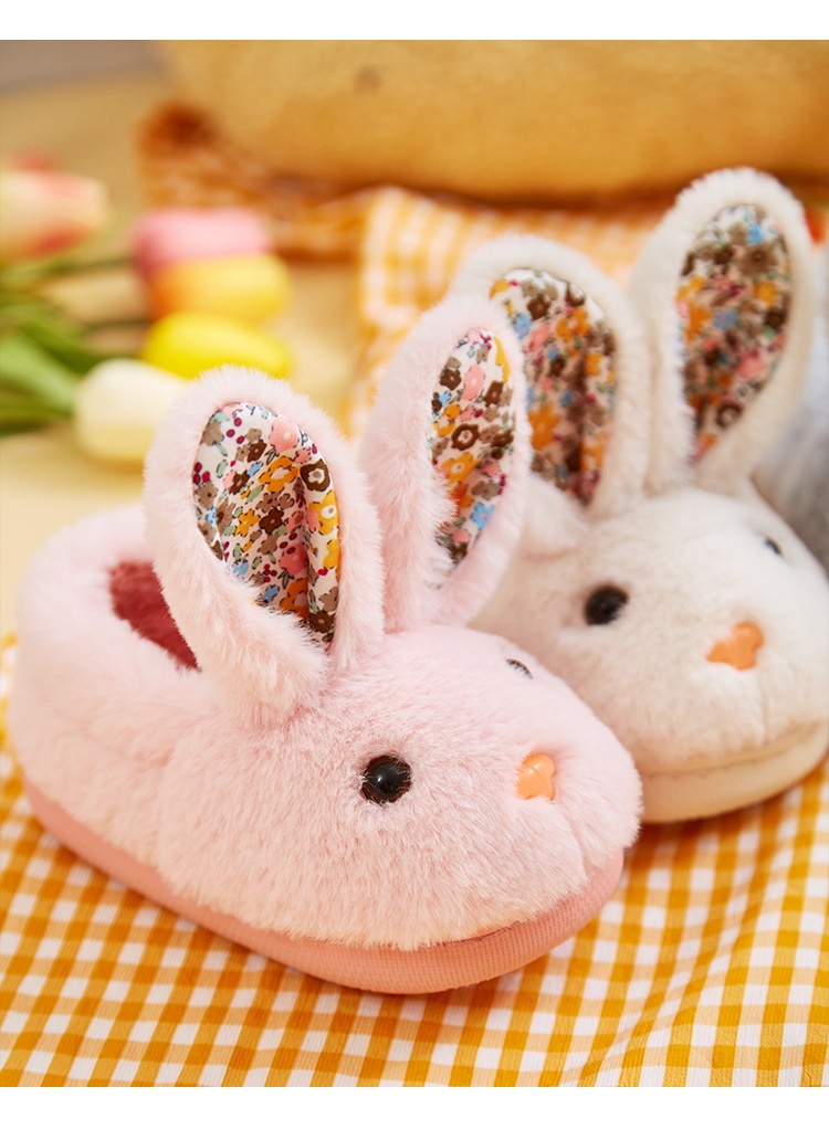 Winter Girls Boys Keep Warm Home Indoor Fluffy Cotton Shoes — foto 15