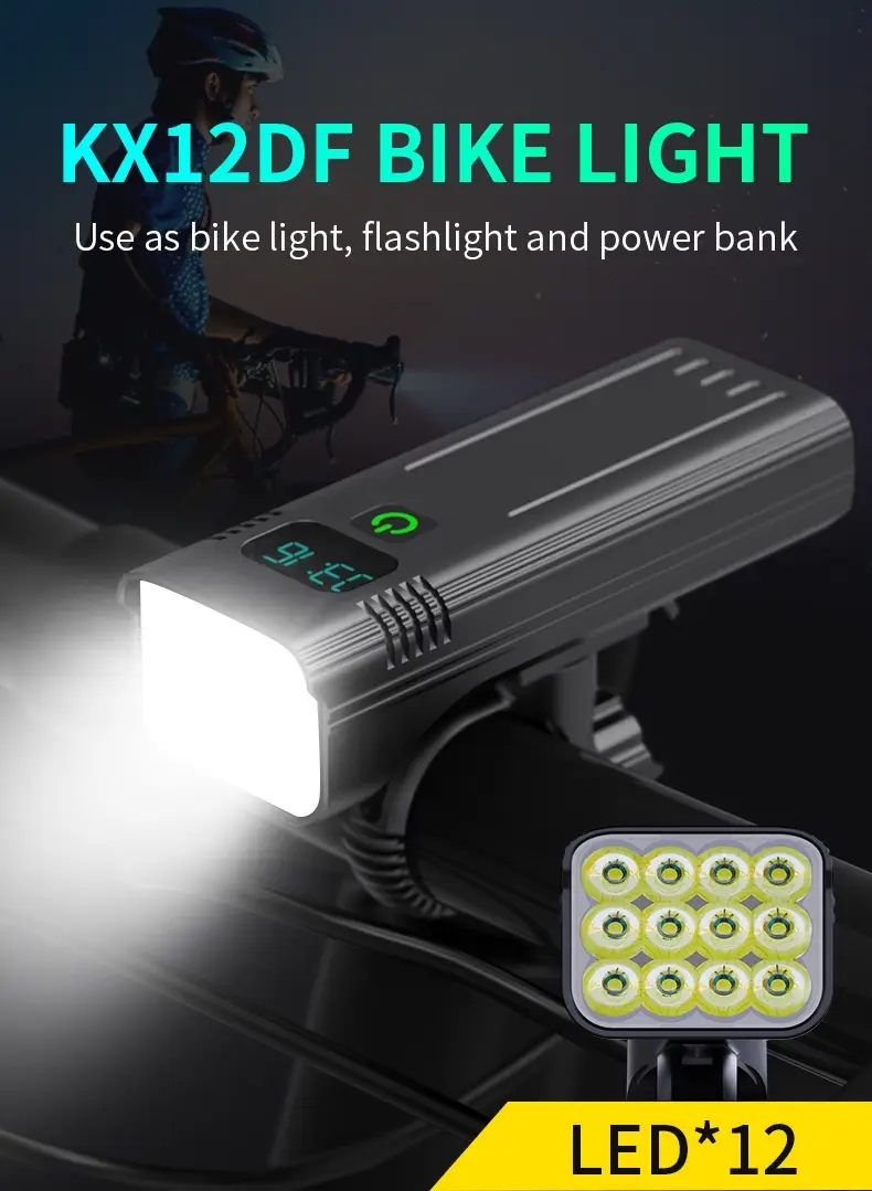 USB Charging KX12DF Digital Display Bicycle