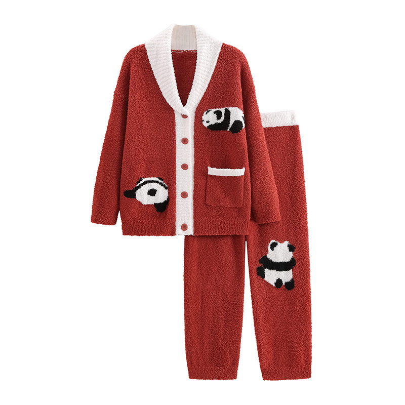 Title 1, Half Velvet Pajamas For Women Autumn And Winter...