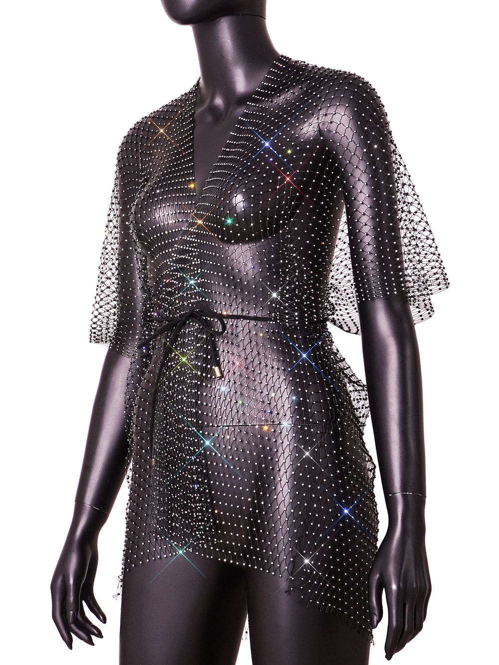 Title 9, Sexy Fishnet Rhinestone Women