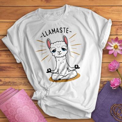 European And American Digital Printing Casual Round Neck Short Sleeves