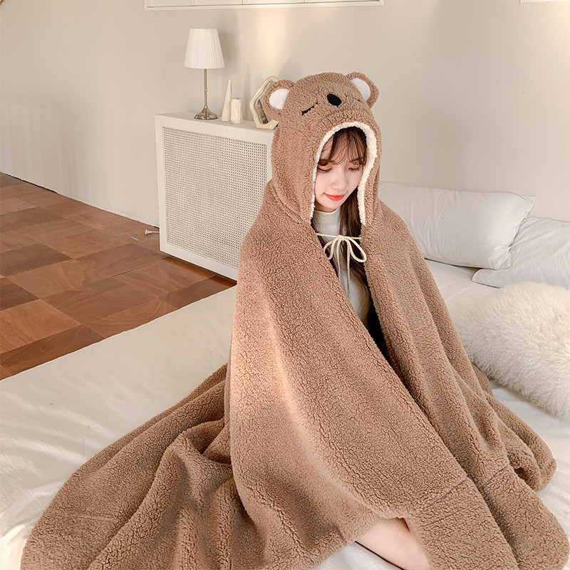 1706e64e f32b 4b24 9c03 a2f542aaaa15 - Cute Deer Nap Blanket With Shawl For Children