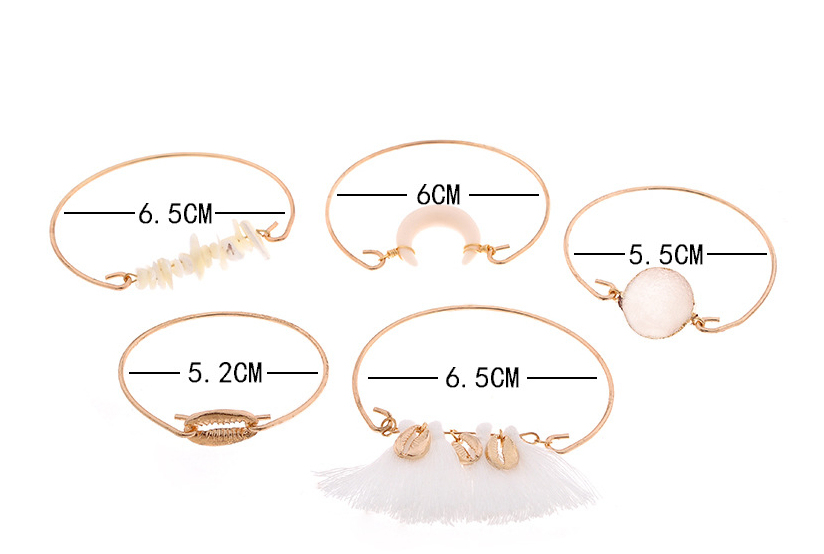 Women's Fashion Popular Shell Tassel Bracelet