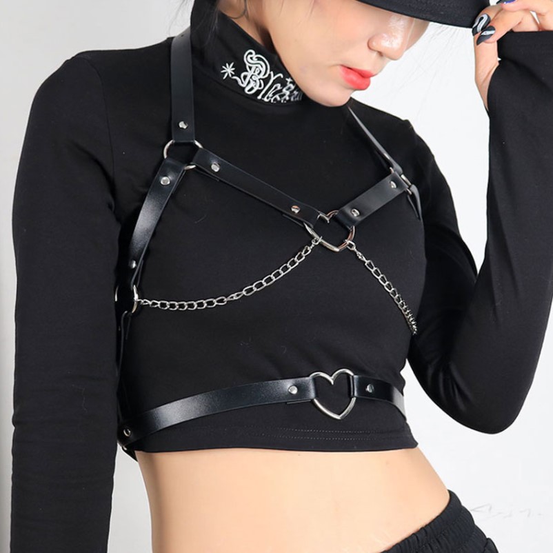 Title 3, Love Collar Belt Strap Integrated Punk Waist Seal