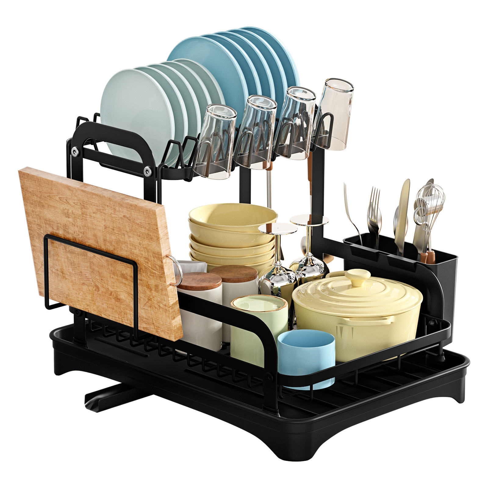 Home Kitchen Double-layer Draining Rack — foto 11