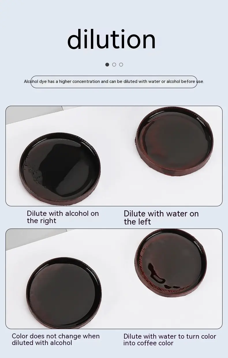 Wood Dye High Concentration Diluted Alcohol Easy Penetration Leather Stain