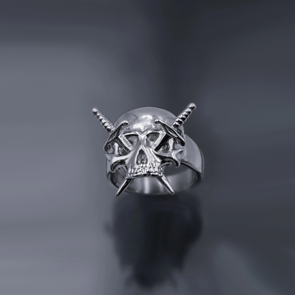 Europe And America Creative Dark Retro Butterfly Ring Fashion Hip Hop