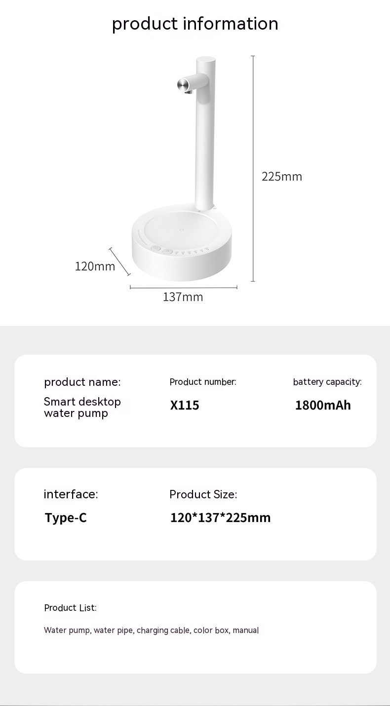 Smart Desktop Electric Pumping Water Device — foto 10