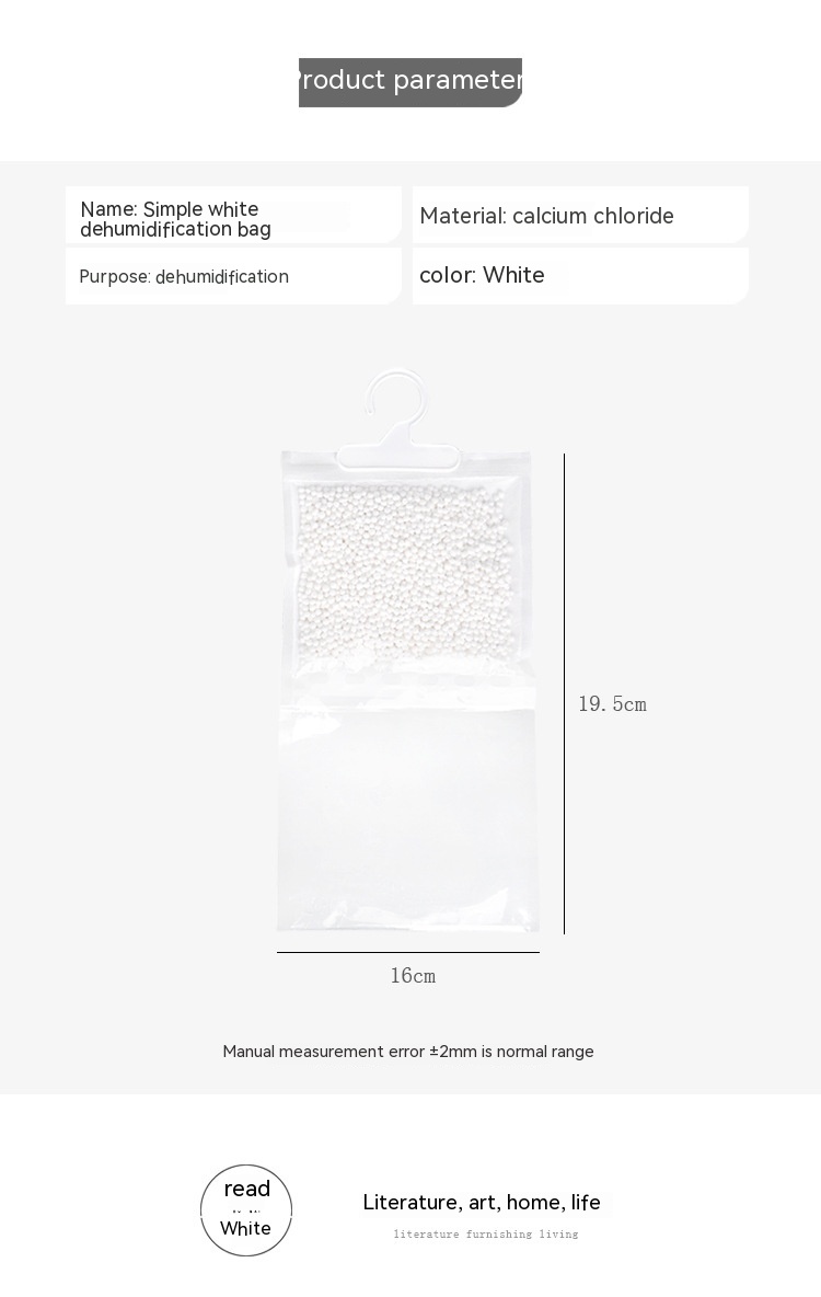 Household Hanging Wardrobe Dehumidification Bag Moisture-proof Dehumidification Box Desiccant