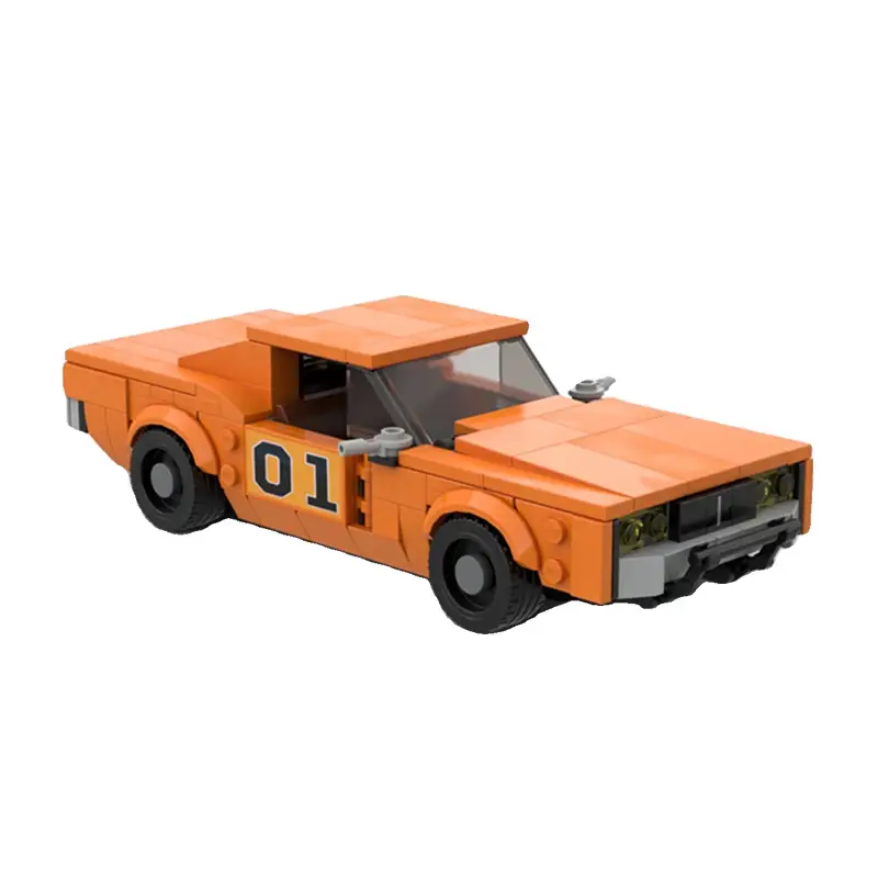 MOC-60391 Creative Speed 8 Grid Car Sports Car Small Particle Assembly Building Blocks Model