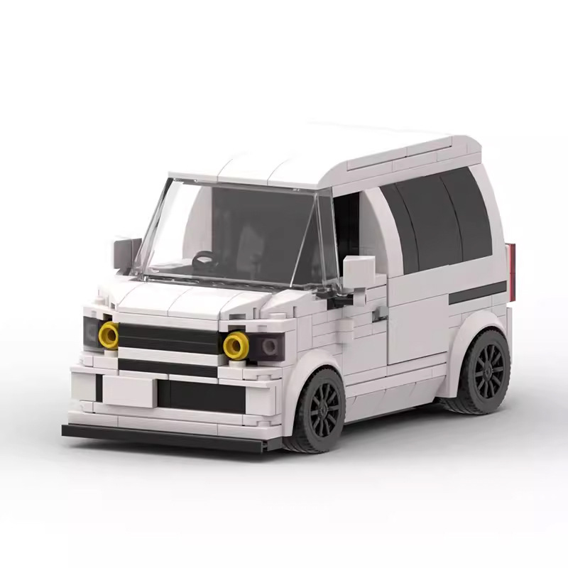 Building Blocks Creative Domestic 8-Grid Truck Assembled Speed Series Boy Ornaments