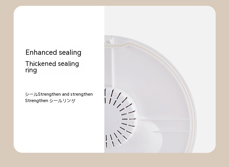 Household Transparent Insect-proof Moisture-proof Seal Rice Bucket Storage Box