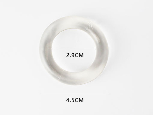 White Men's Lifting Ring Silicone 7