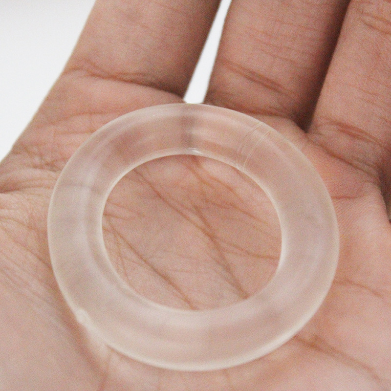 White Men's Lifting Ring Silicone 8