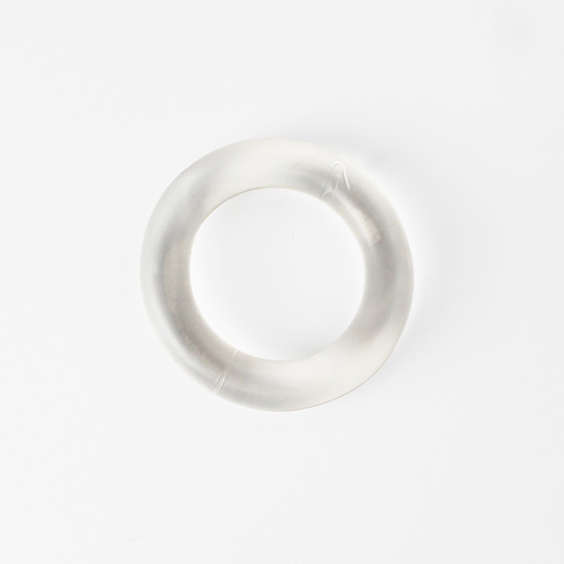 White Men's Lifting Ring Silicone 10