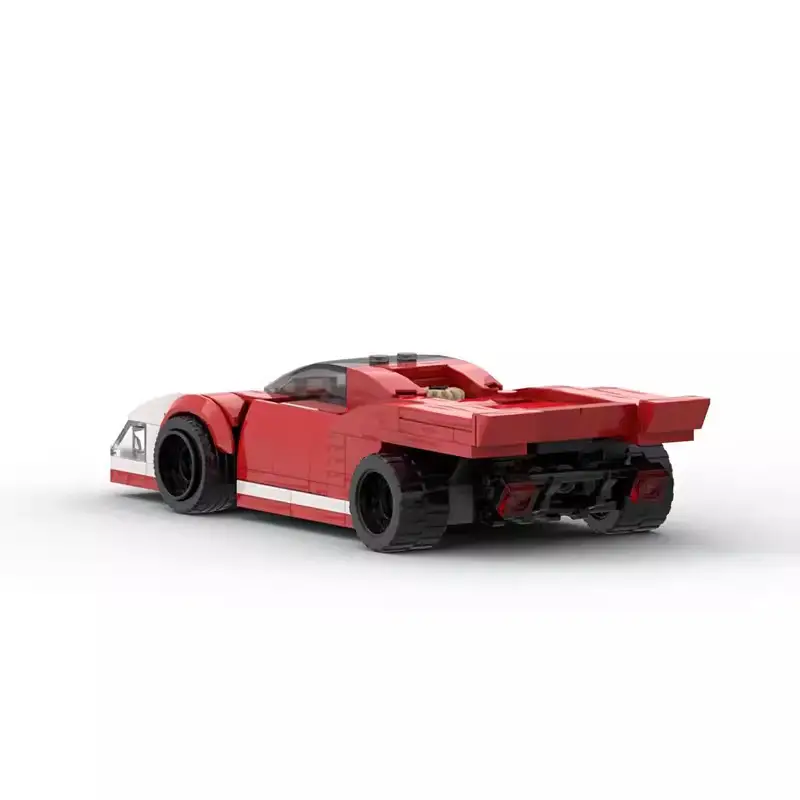 Domestic Building Blocks Suit Racing Car Model