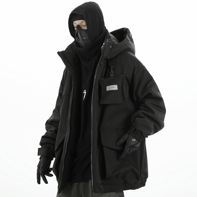 Men's Loose Trendy Workwear Thickened Cotton-padded Coat