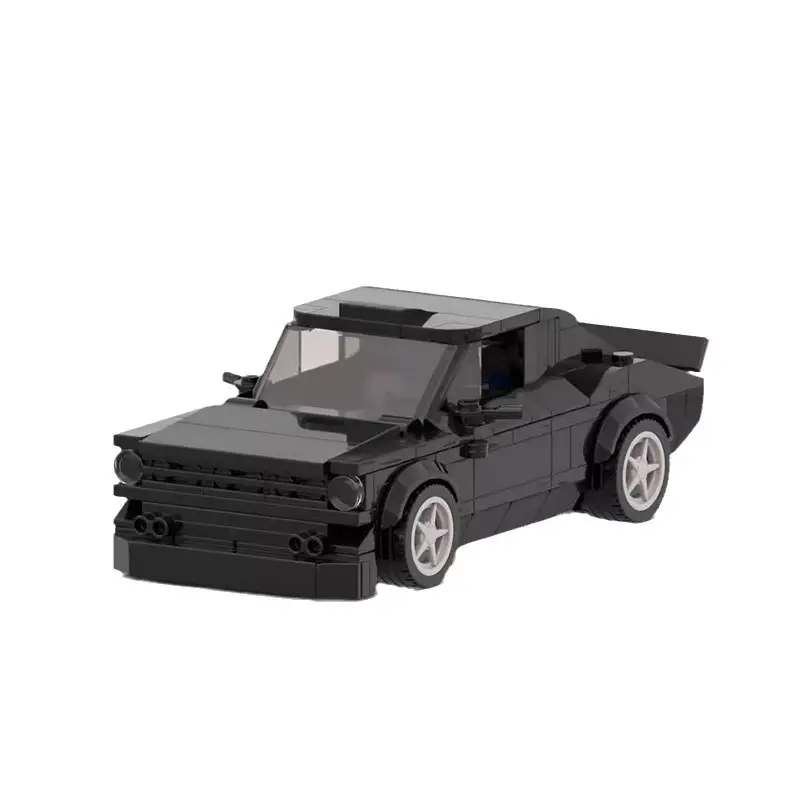 Assembled Plastic Car Model Display