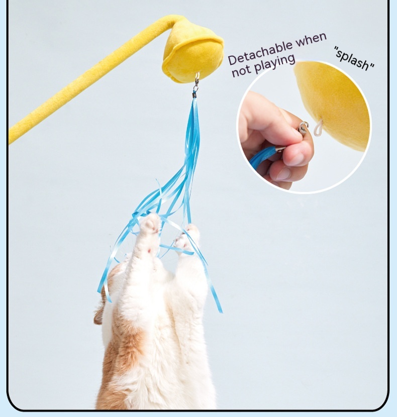 سرير حيوانات أليف دافئ للخريف والشتاء بتصميم عميق للنوم مع لعبة قطط