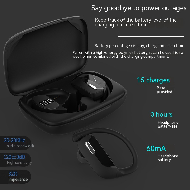 Ear Sports Wireless Bluetooth Headset - Image 8