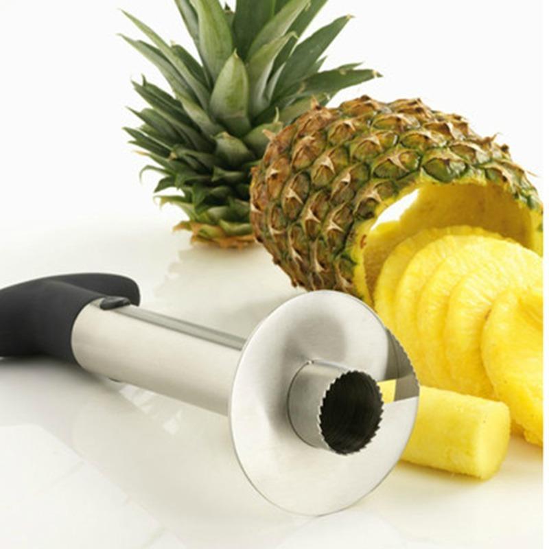 Title 3, Pineapple Slicer Peeler Cutter Parer Knife Stai...