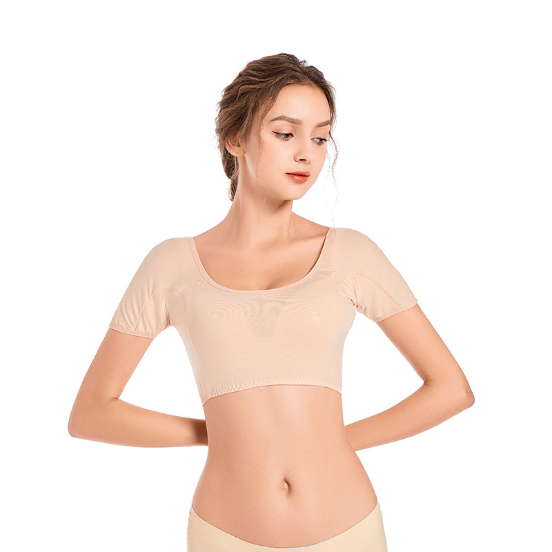 Title 2, Underarm Sweat Absorption Pad Cotton Vest Short...