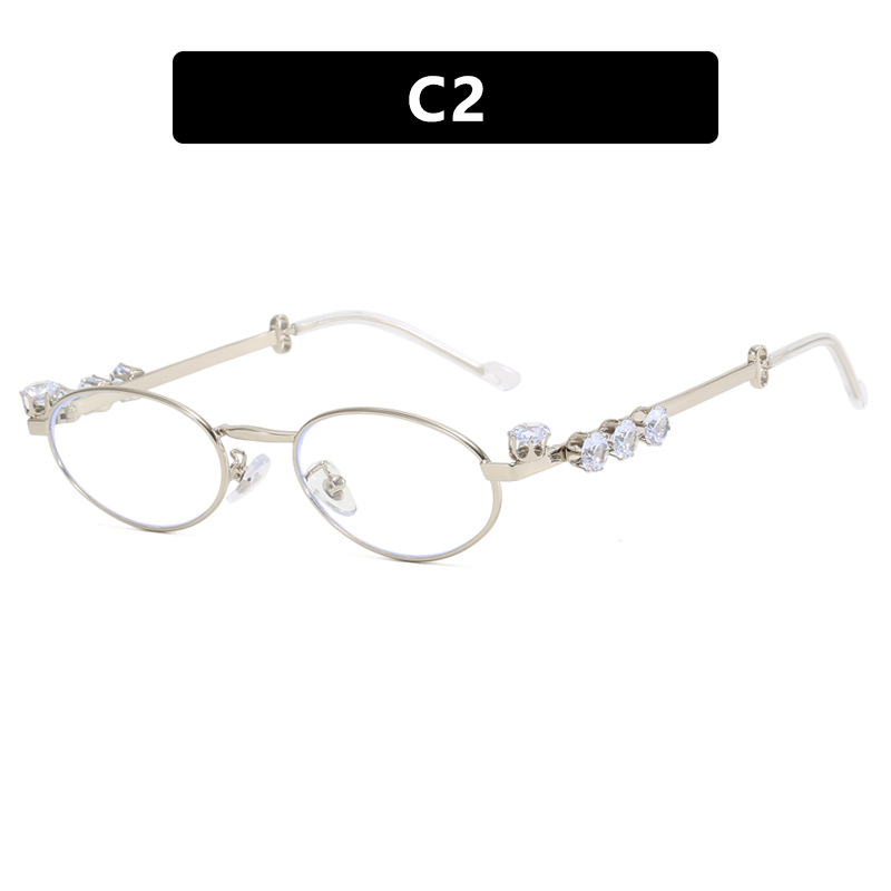 Title 7, Diamond Oval Metal Optical Frame