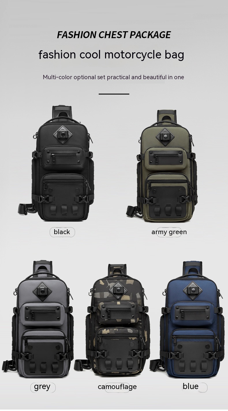 Tactical Chest Outdoor Large Capacity Sports Messenger Bag