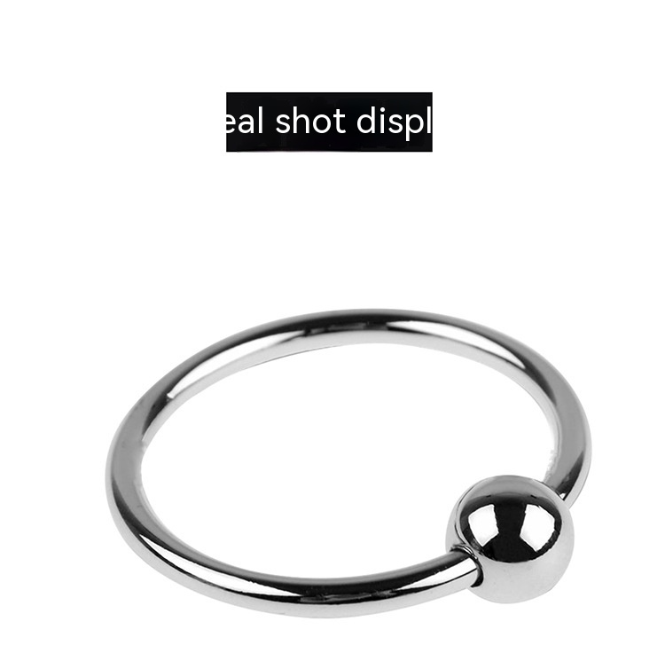 Toy Supplies Metal Horseshoe Ring Single Bead Ring 8