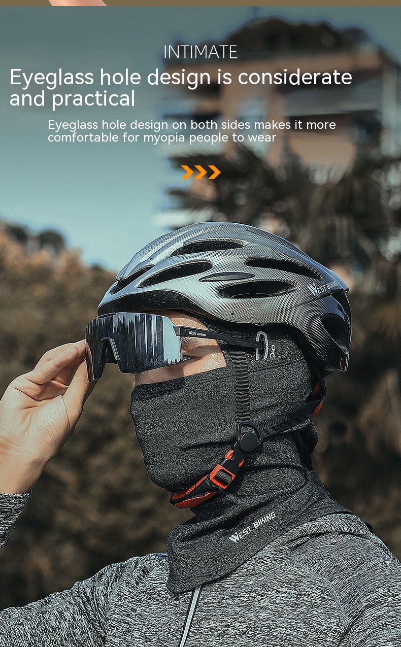 Thermal Headgear Fleece Cycling Mask With Eyehole — foto 2