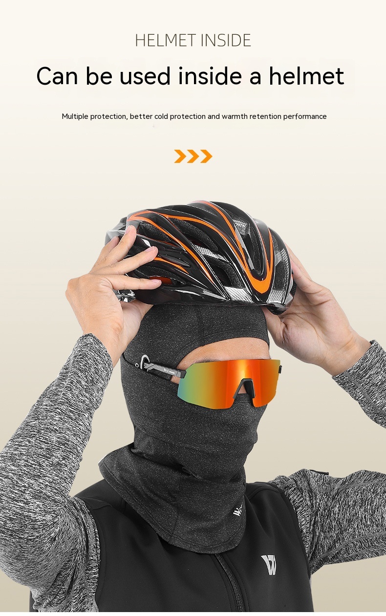 Thermal Headgear Fleece Cycling Mask With Eyehole — foto 9