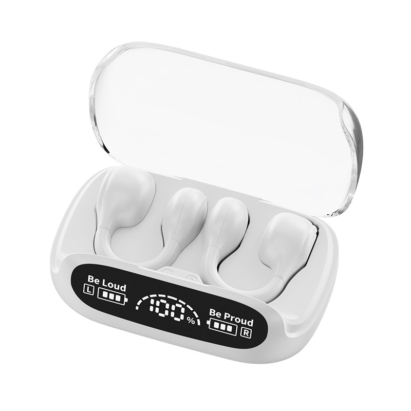 Wireless Non-entry Clip-on Digital Display Noise-reduction Bluetooth Headset - Image 6