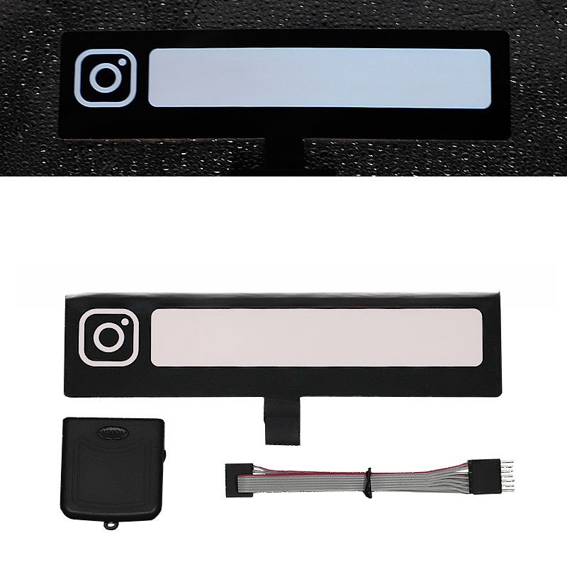Led Luminous Stickers Wanted Five-star El Cold Light Film Car Stickers Car Window Windshield Lighting Decoration — foto 4