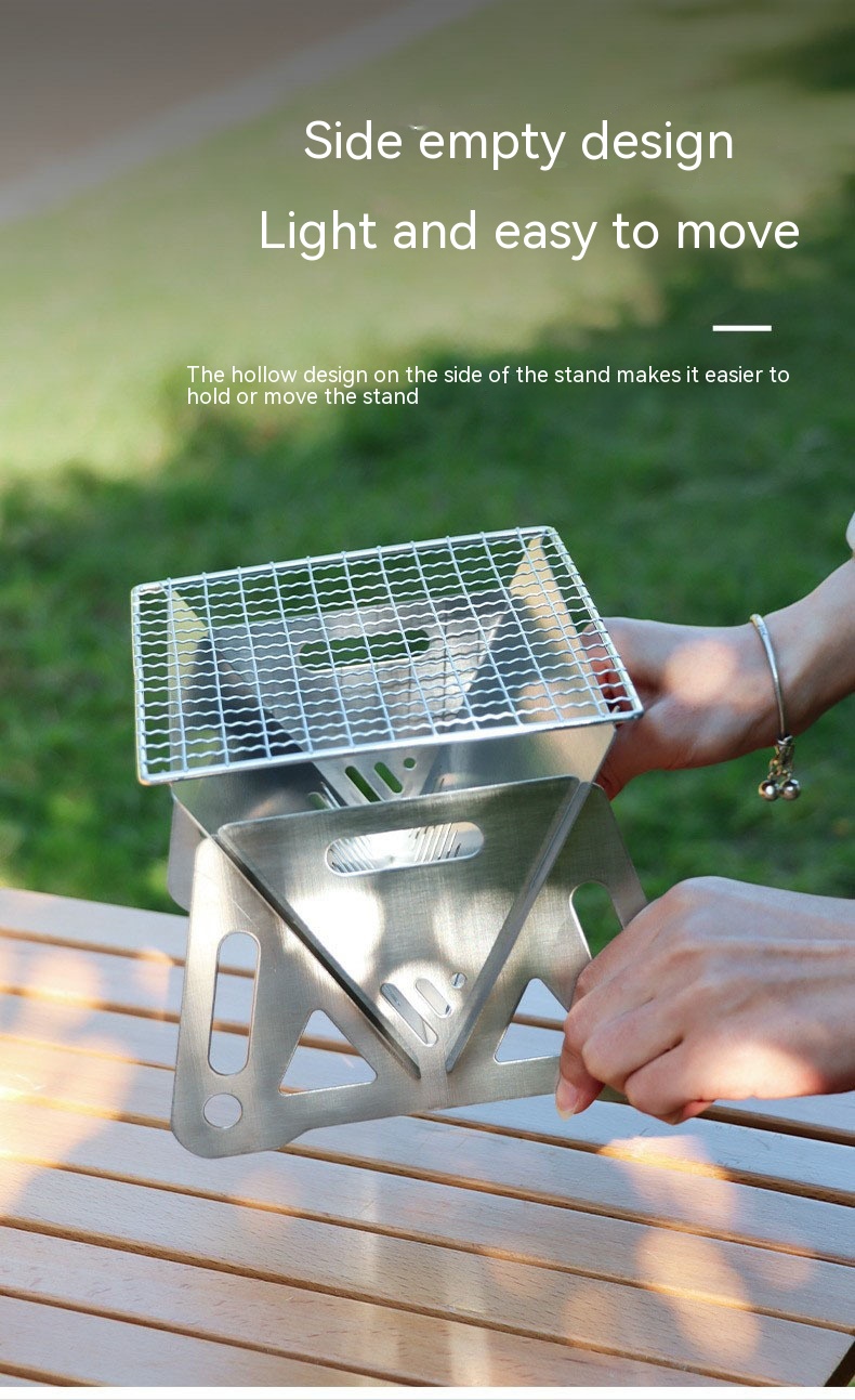 Outdoor Folding Stainless Steel Burning Oven - Image 14