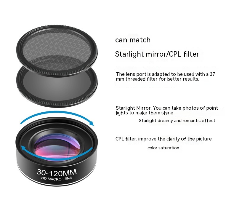 30-120mm Long-distance Mobile Phone Rear Macro Lens - Image 16