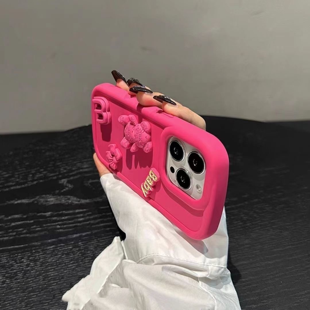 Three-dimensional Bear Modification Machine Phone Case - Image 7